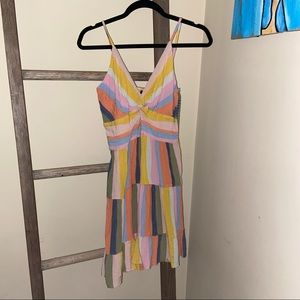Angie Striped Colorful Dress